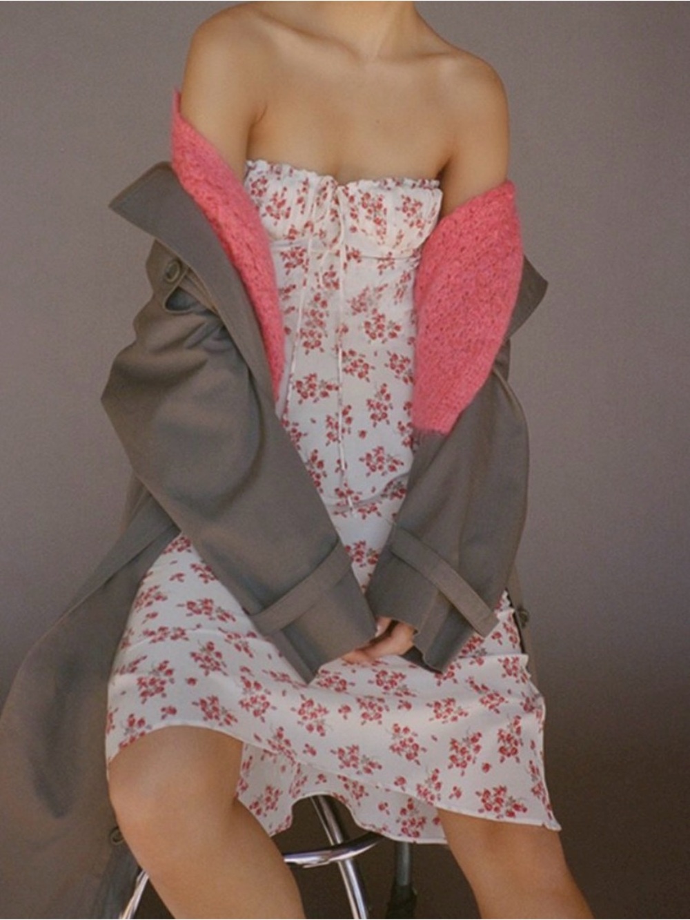 Realisation Par The Iris Strapless Midi Dress in Pleasures - Small - Picture 7 of 14